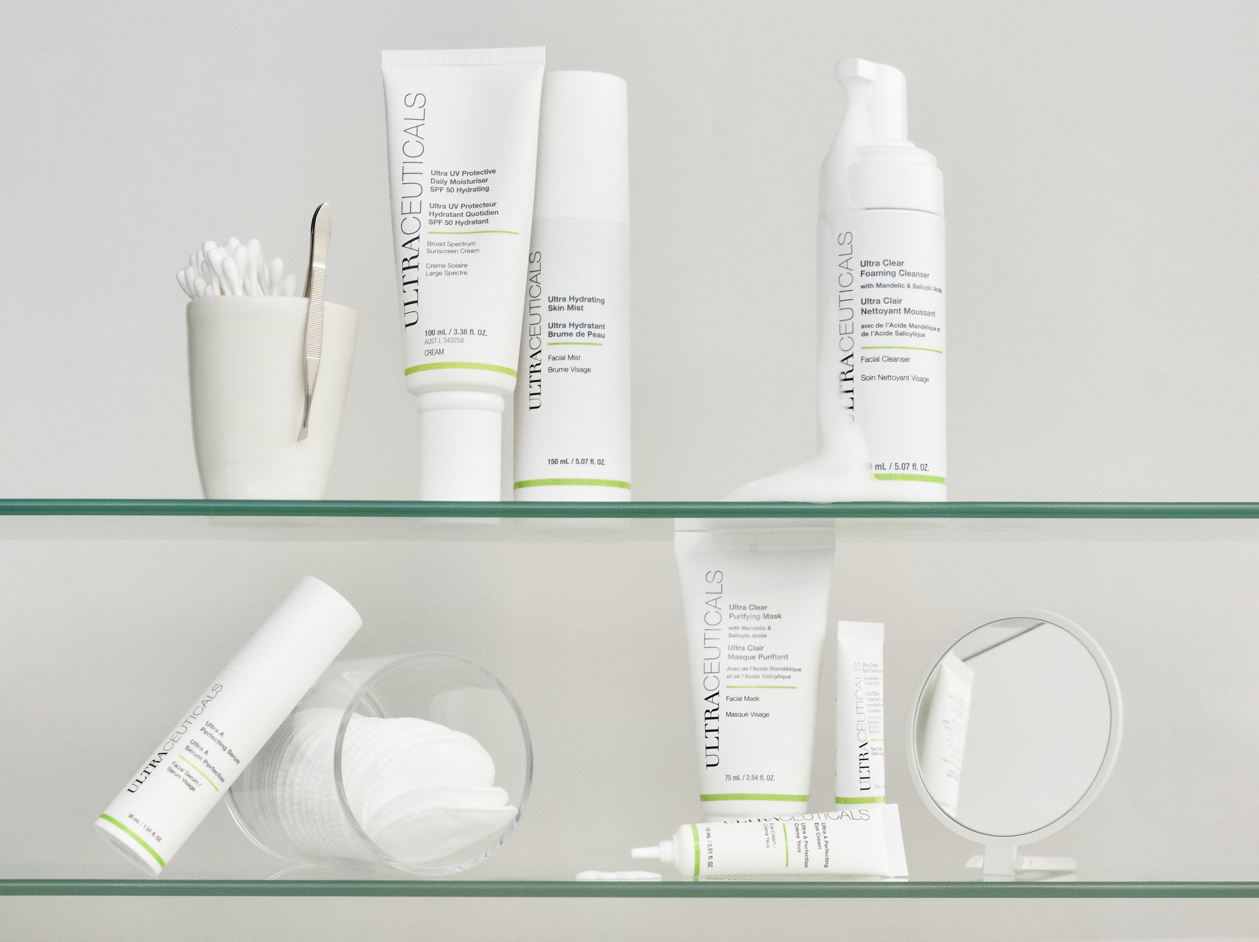 Ultraceuticals skincare for dry, dehydrated skin.
